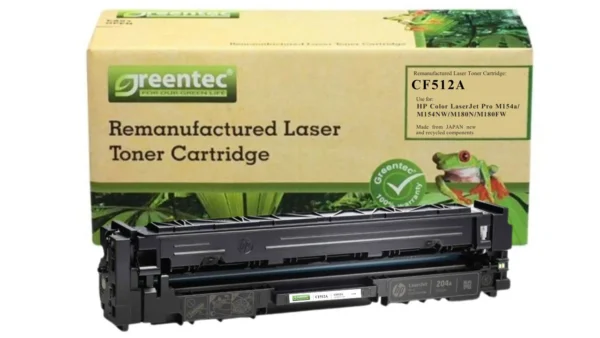Mực in laser màu Greentech HP CF512A