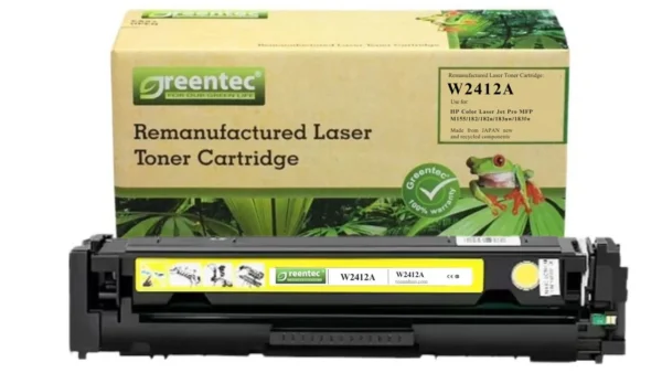 Mực in laser màu Greentech HP W2412A (216A) – Màu vàng