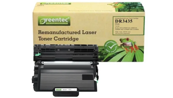 Cụm Drum laser đen trắng Greentech DR3435 màu Demo 1