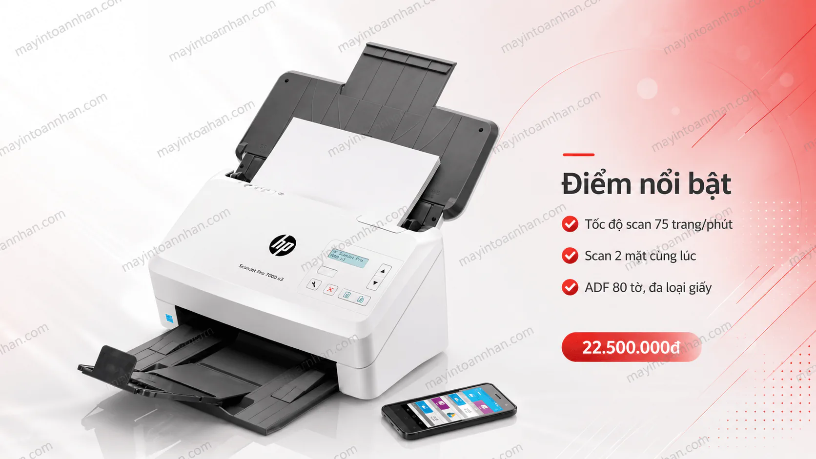 Máy Scan HP ScanJet Pro 7000 S3 (L2757A) | Chính Hãng Toàn Nhân