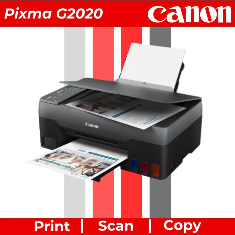 Kết nối USB và thiết kế nhỏ gọn của máy in Canon PIXMA G2020