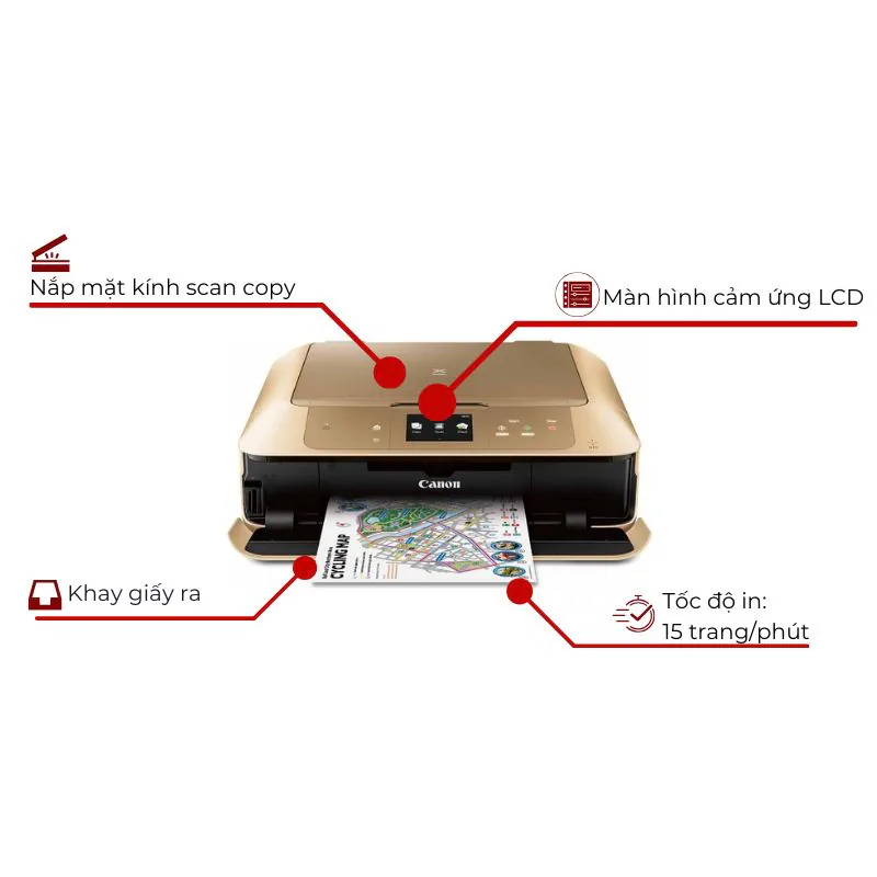 Máy in Canon PIXMA MG7770 in hai mặt tự động và in nhãn đĩa CD/DVD