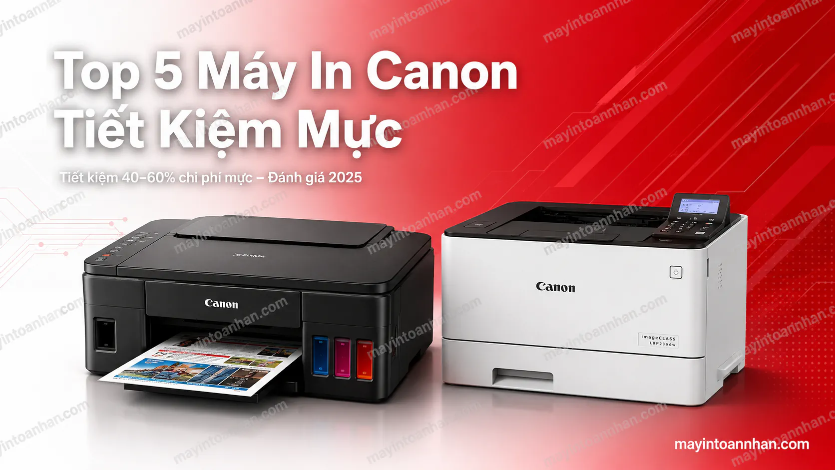 Top 5 Máy In Canon Tiết Kiệm Mực Tốt Nhất 2025