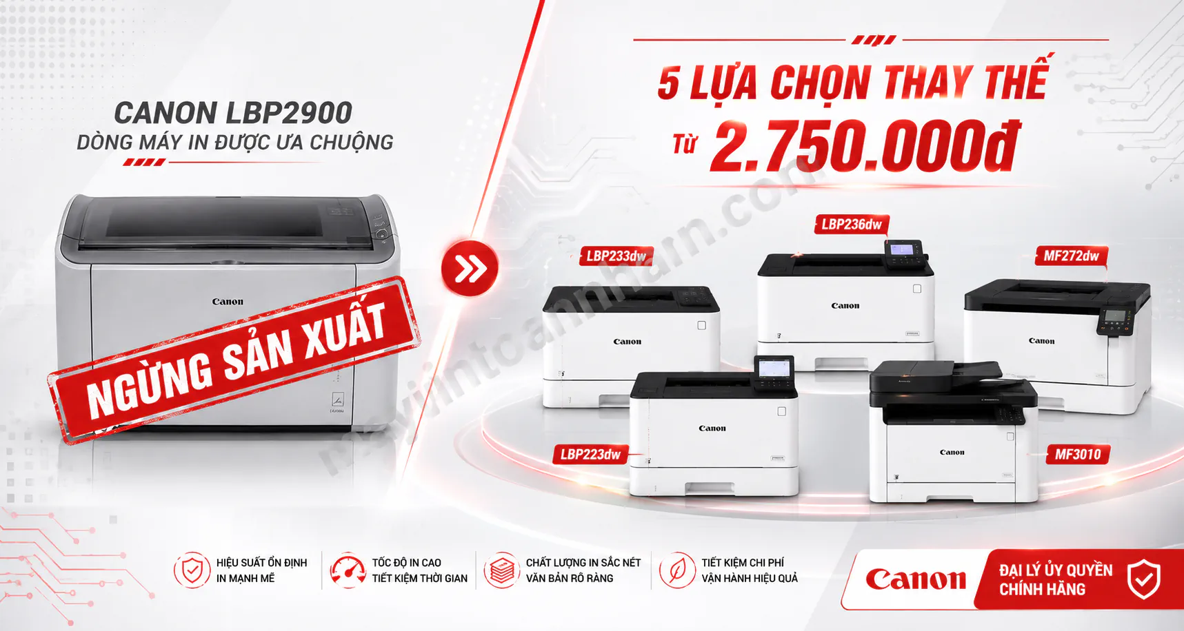 Giá Máy In Canon 2900 – Báo giá & Khuyến mãi 2025