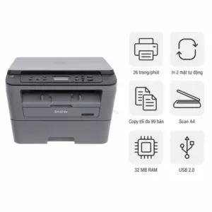 Máy in laser đen trắng đa năng Brother DCP-L2520D