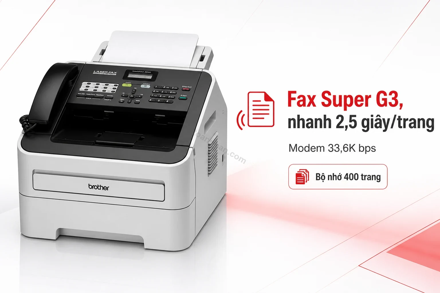 Máy Fax Brother IntelliFAX-2840 truyền fax chuẩn Super G3