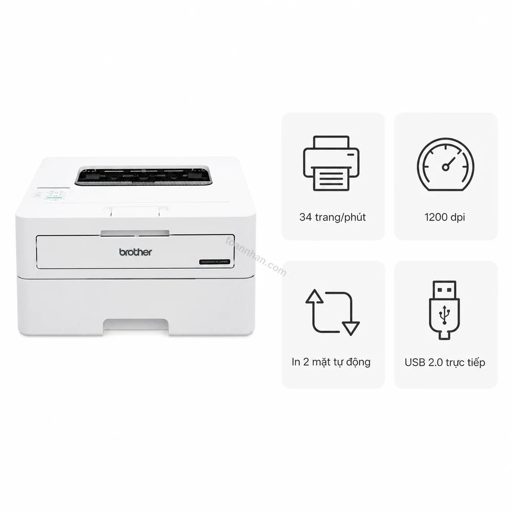 Máy in laser đen trắng Brother HL-B2100D
