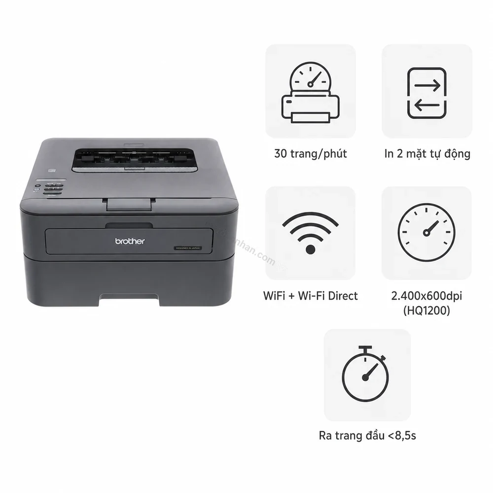 Máy in laser đen trắng Brother HL-L2366DW