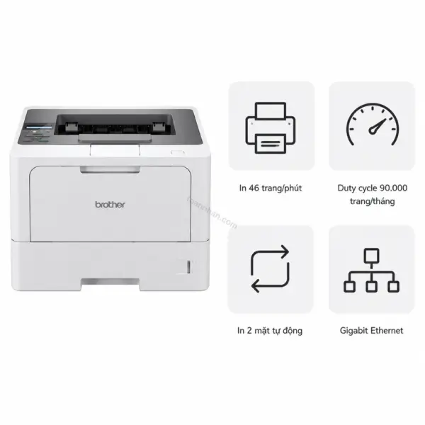 Máy in laser đen trắng Brother HL-L5210DN