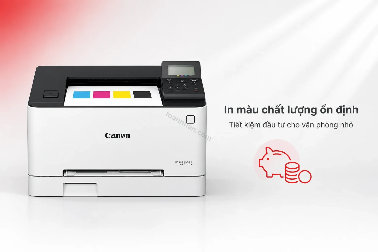 Mẫu in màu thực tế từ Canon LBP621CW
