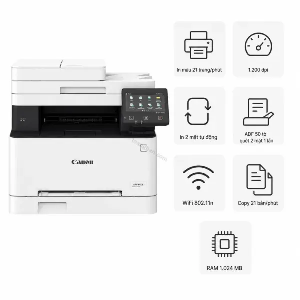 Máy in laser màu đa năng Canon i-SENSYS MF657CDW
