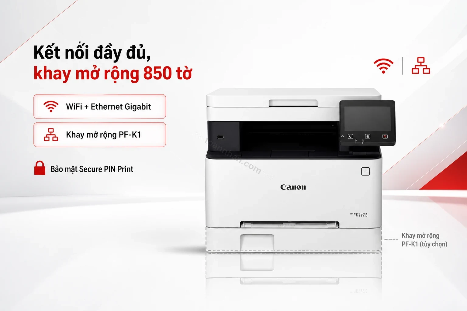 Khay giấy mở rộng PF-K1 lắp thêm cho máy in Canon MF752Cdw