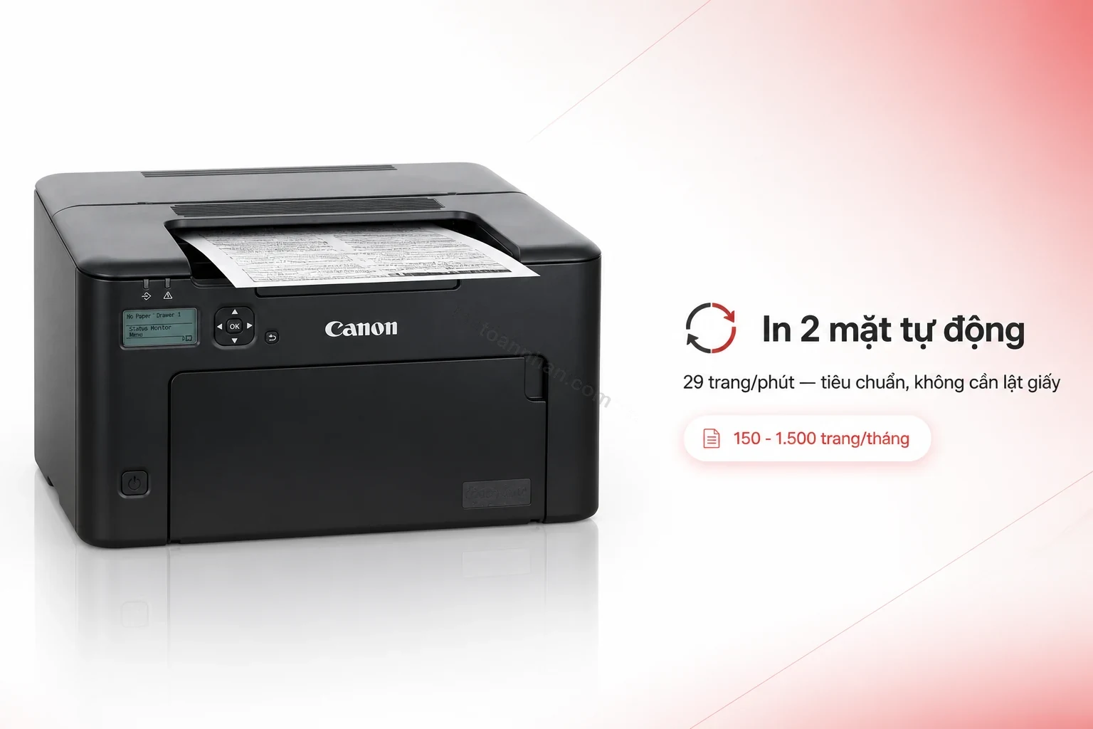 Khay giấy in 2 mặt tự động của máy in Canon imageCLASS LBP122DW