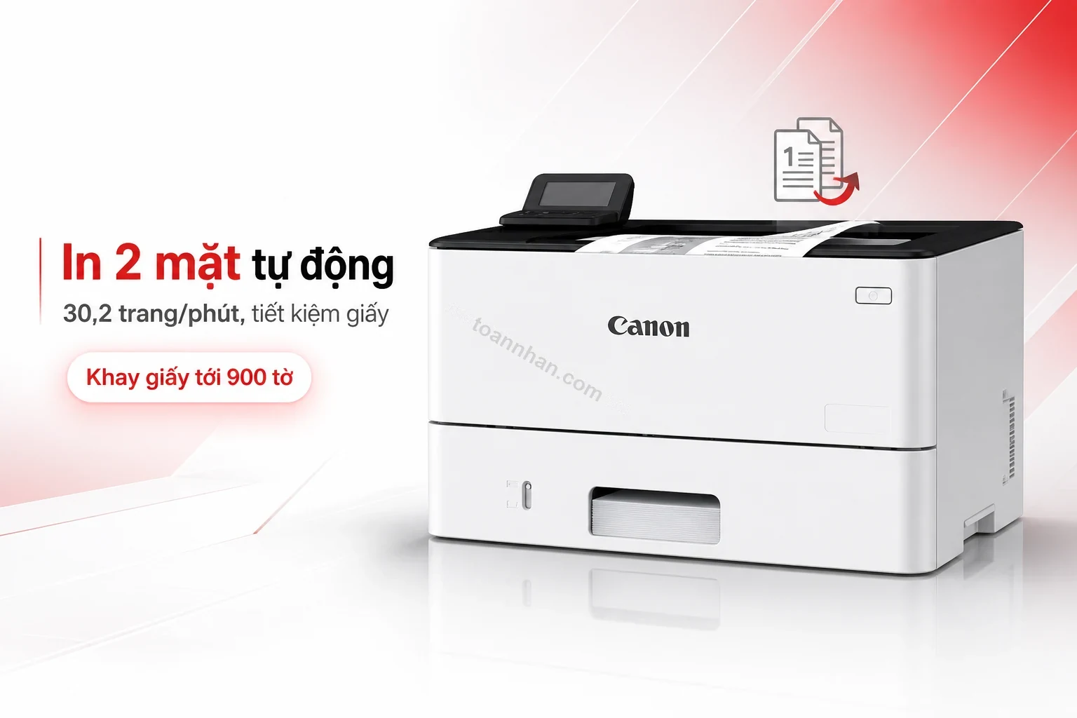 Canon i-SENSYS LBP243dw in 2 mặt tự động tiết kiệm giấy