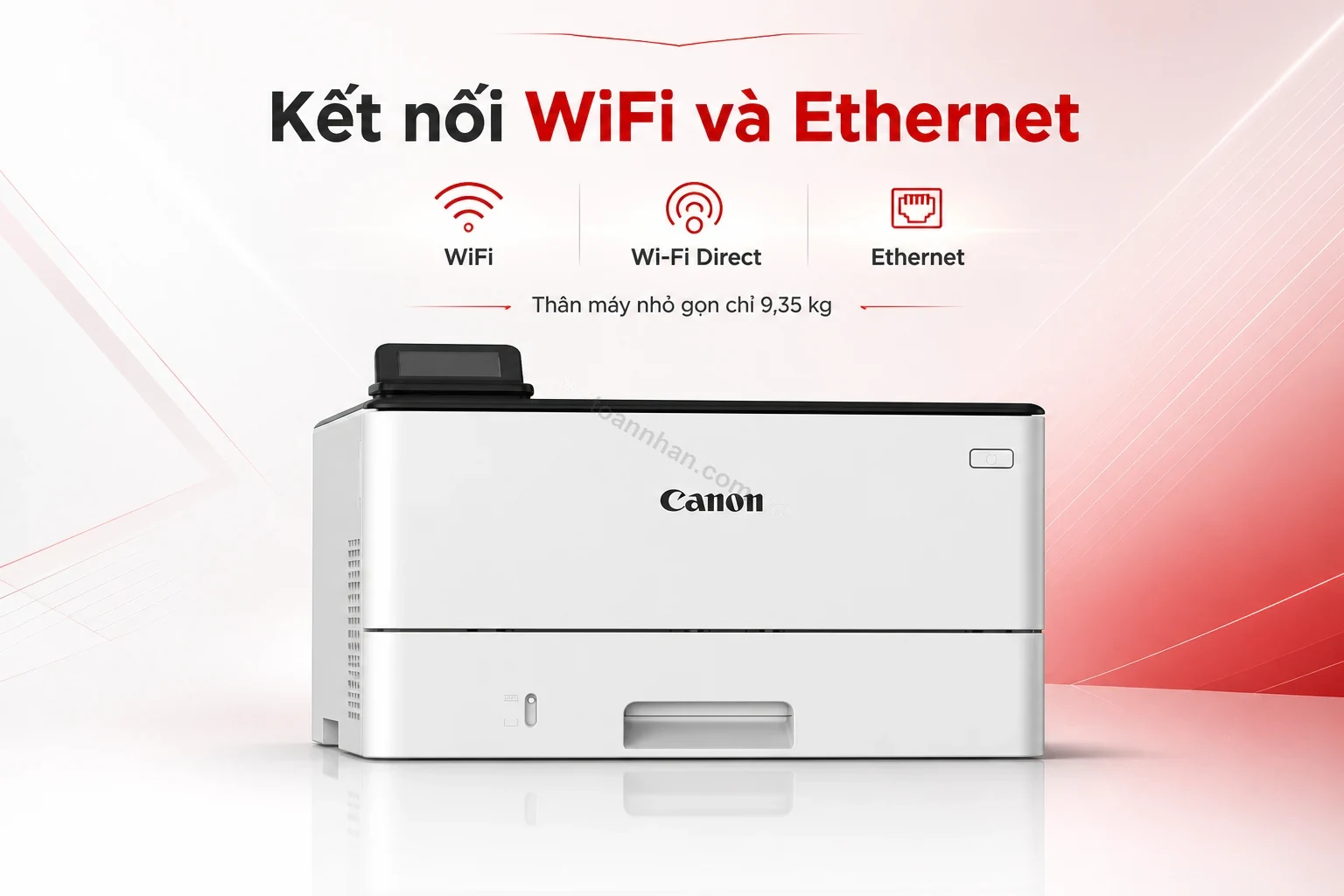 Kết nối WiFi và Ethernet linh hoạt của Canon LBP243dw