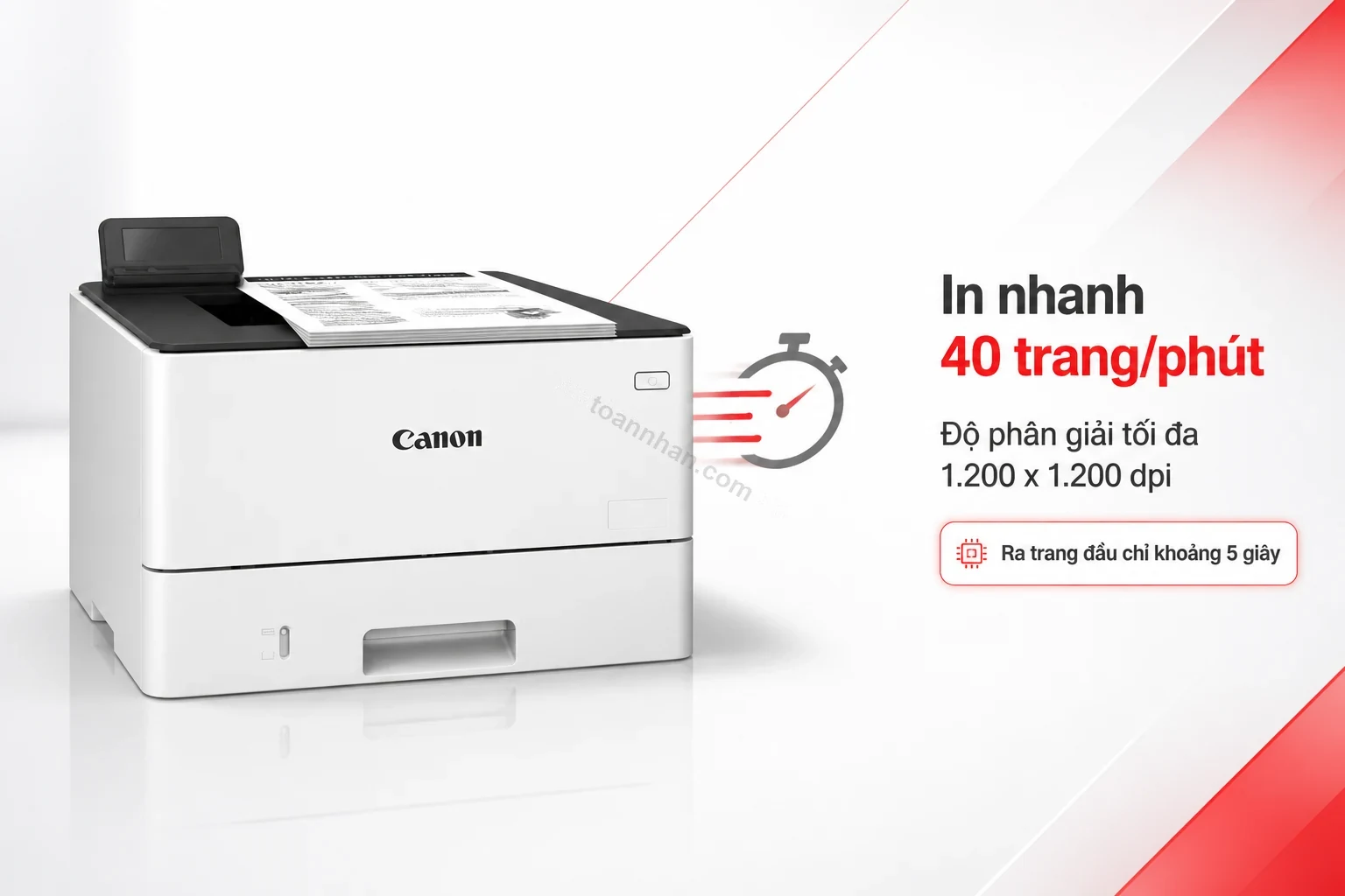 Canon i-SENSYS LBP246dw in tài liệu văn phòng tốc độ cao