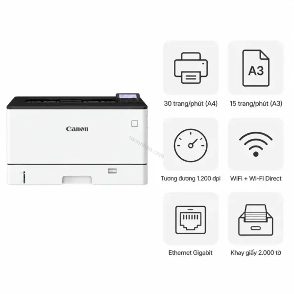 Máy in laser đen trắng Canon imageCLASS LBP456w khổ A3