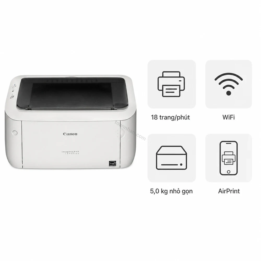Máy in laser đen trắng Canon imageCLASS LBP6030W
