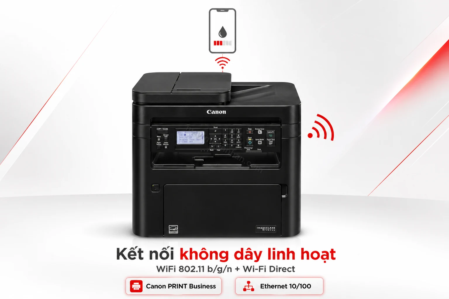 In không dây từ điện thoại qua WiFi Direct trên Canon MF264DW