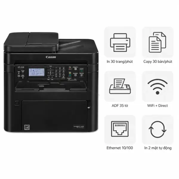 Máy in laser đen trắng đa năng Canon imageCLASS MF264DW