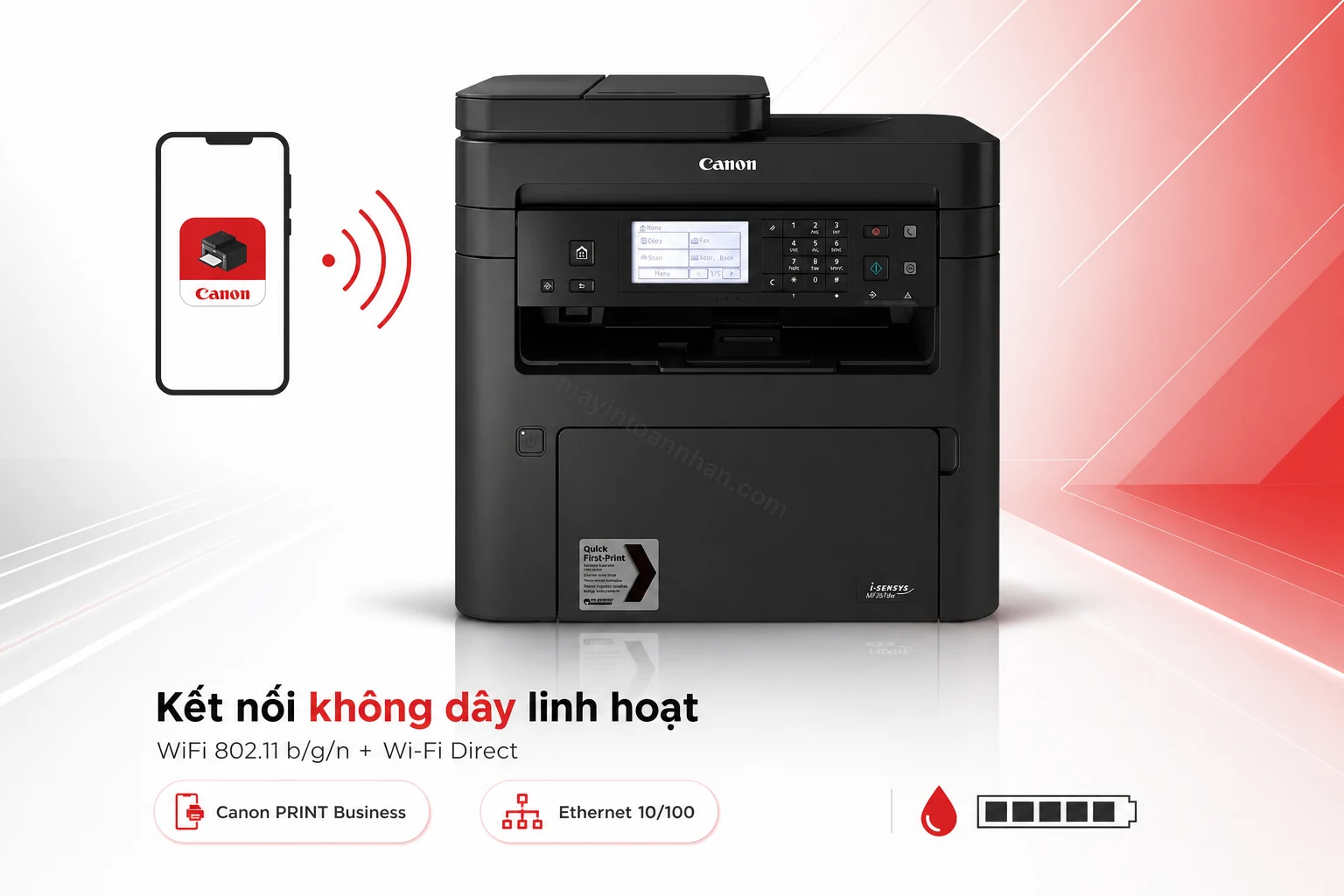 In không dây từ điện thoại qua WiFi Direct trên Canon MF267DW
