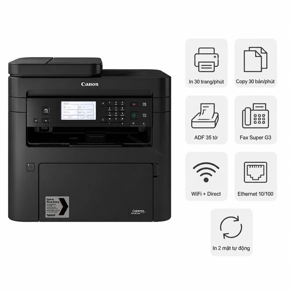 Máy in laser đen trắng đa năng Canon imageCLASS MF267DW