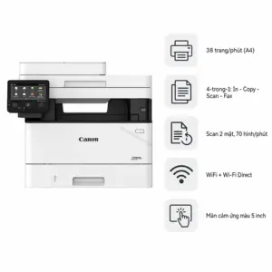Máy in laser đen trắng đa năng Canon i-SENSYS MF455dw