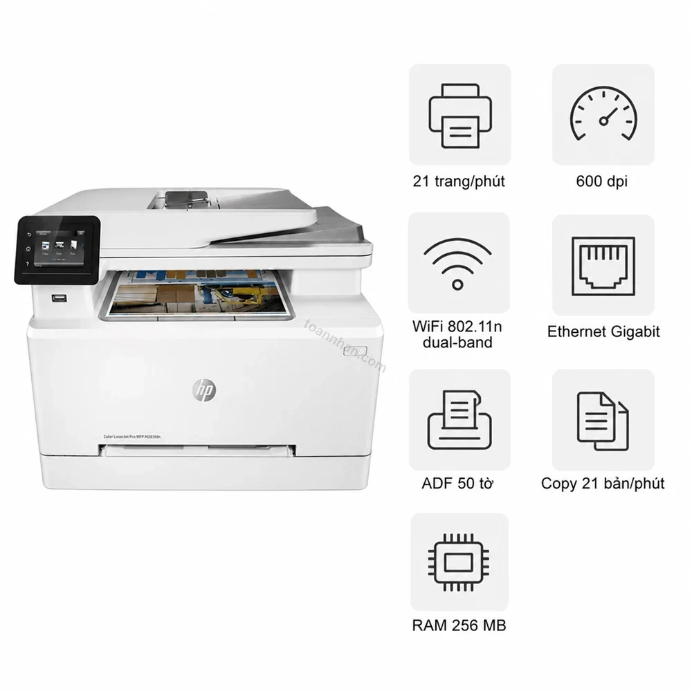 Máy in laser màu đa năng HP Color LaserJet Pro MFP M282nw