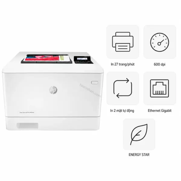 Máy in laser màu HP Color LaserJet Pro M454dn