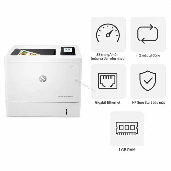 Máy in laser màu HP Color LaserJet Enterprise M554dn