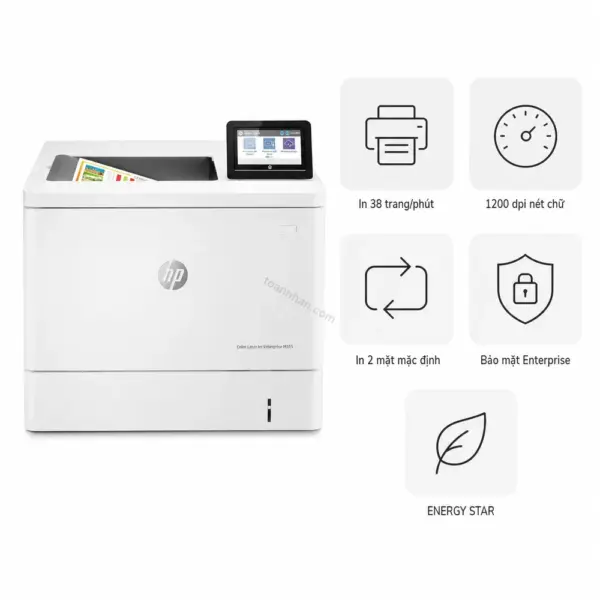 Máy in laser màu HP Color LaserJet Enterprise M555dn