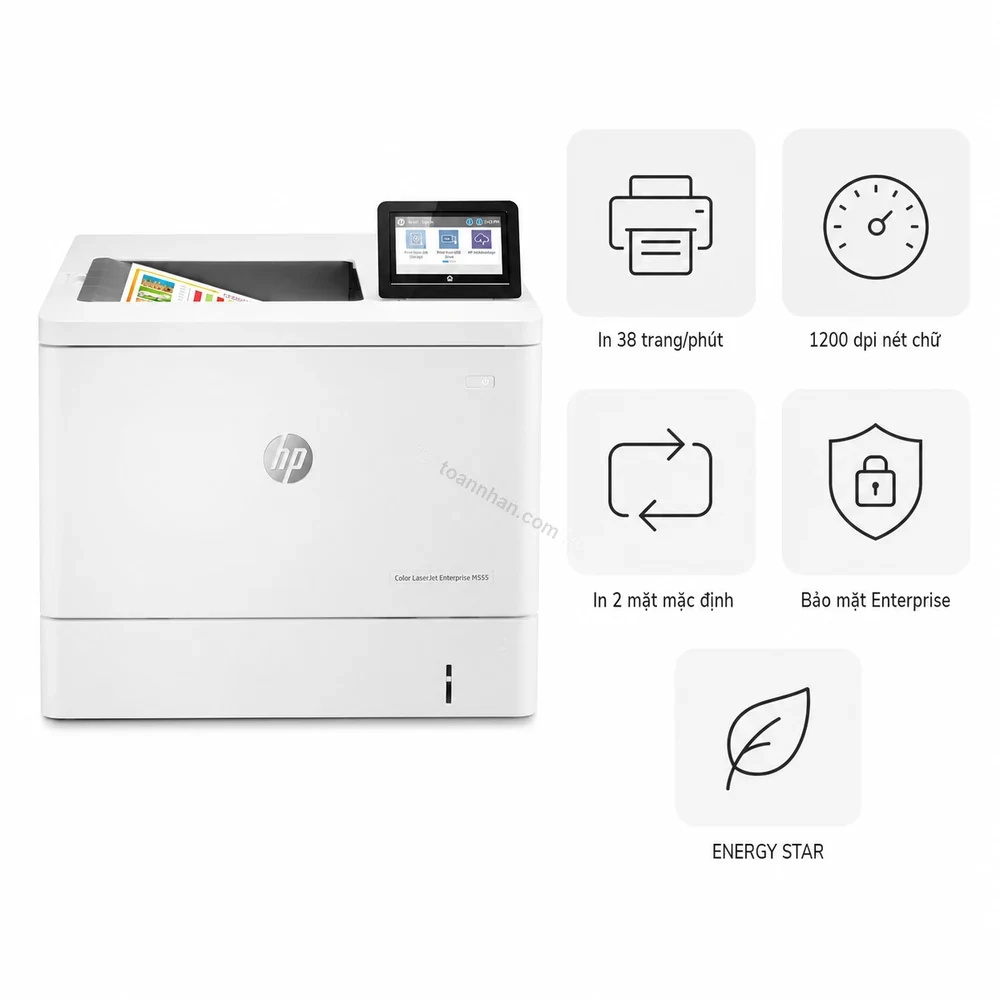 Máy in laser màu HP Color LaserJet Enterprise M555dn