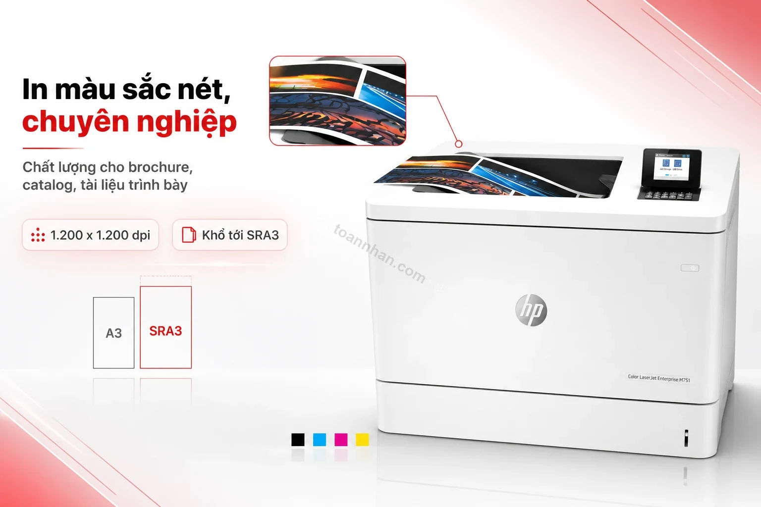Mẫu in màu chất lượng cao từ máy in HP Color LaserJet Enterprise M751dn