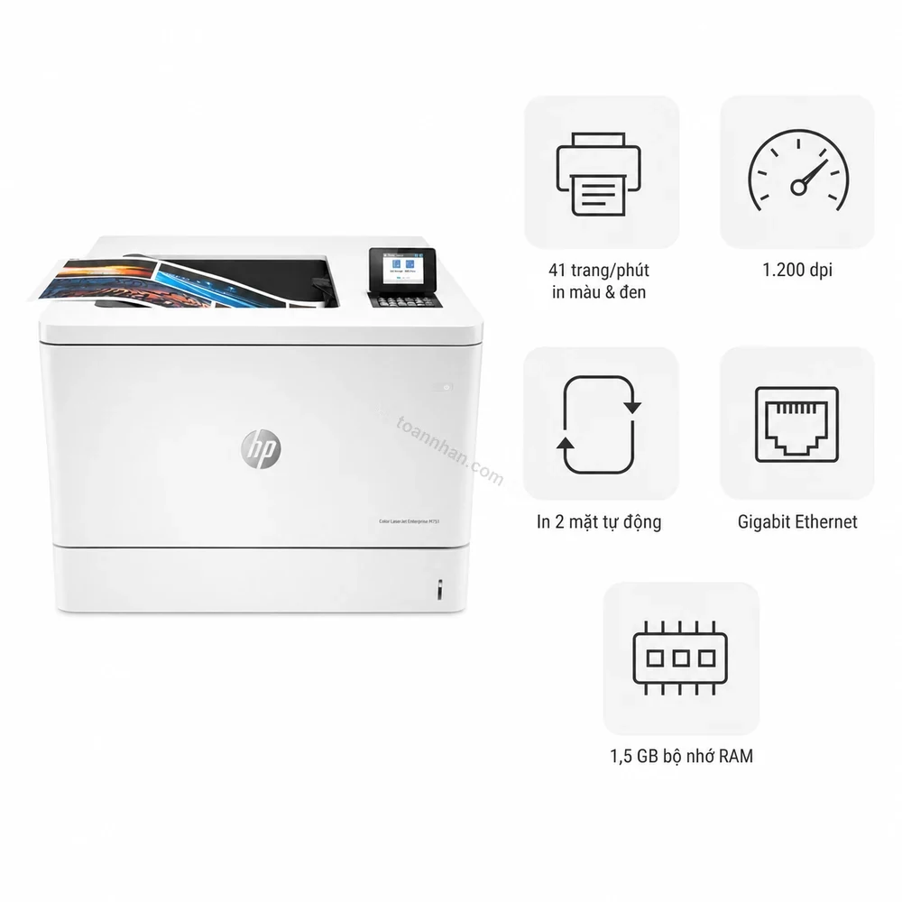 Máy in laser màu HP Color Laserjet Enterprise M751dn khổ A3