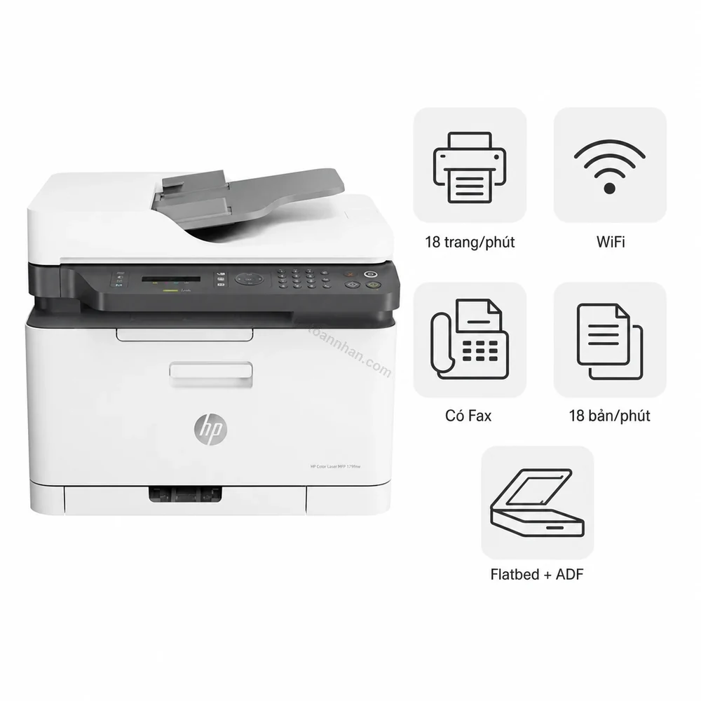 Máy in laser màu đa năng HP Color Laser MFP 179fnw