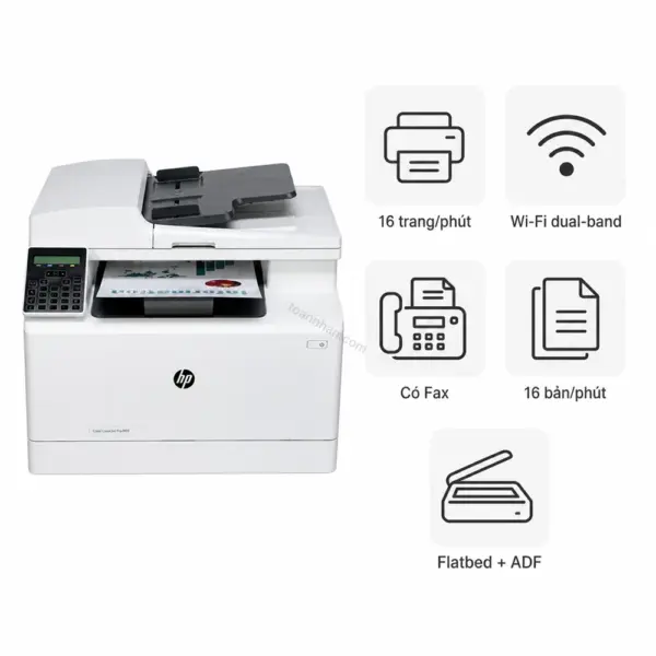 Máy in laser màu đa năng HP Color LaserJet Pro MFP M183fw