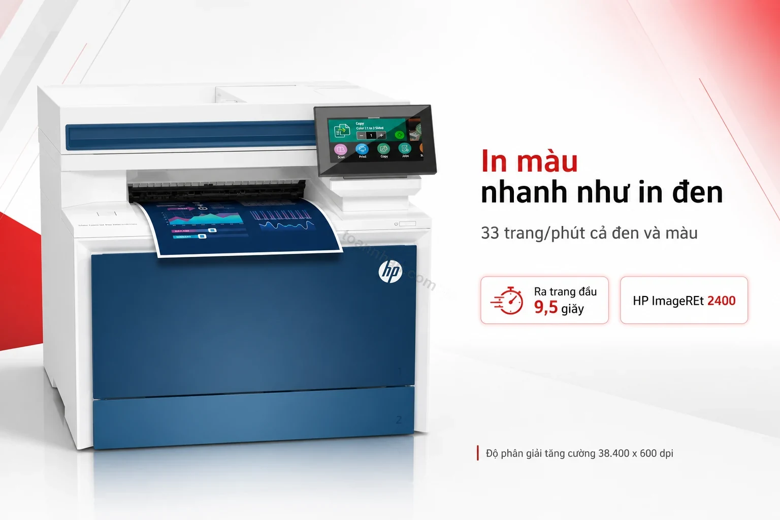 Bản in màu tốc độ cao từ HP Color LaserJet Pro MFP 4303fdw