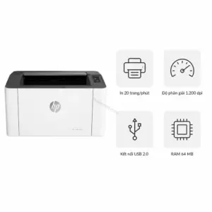 Máy in laser đen trắng HP Laser 107a