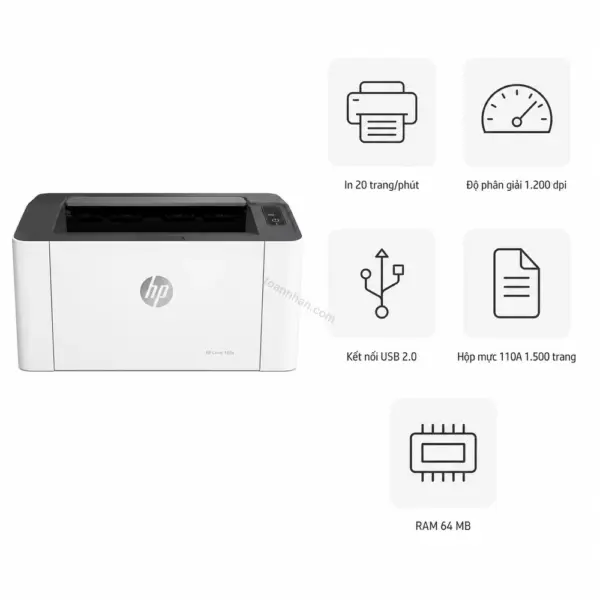 Máy in laser đen trắng HP Laser 108A