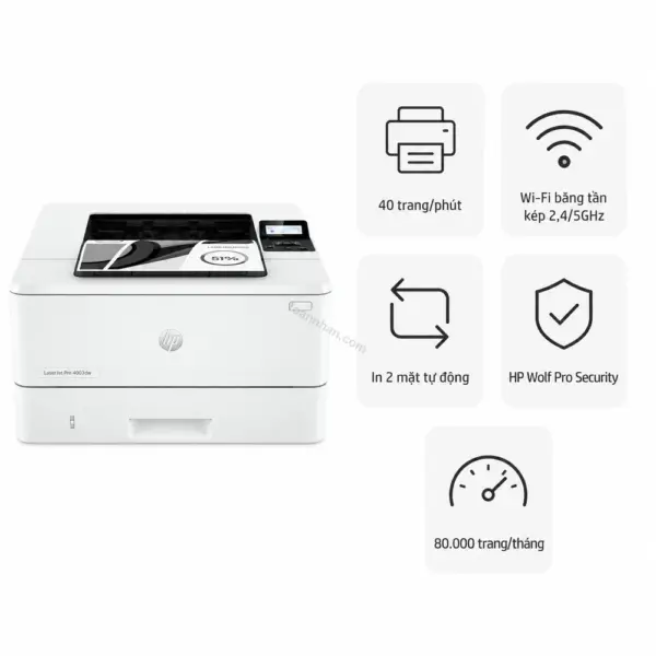 Máy in laser đen trắng HP LaserJet Pro 4003dw