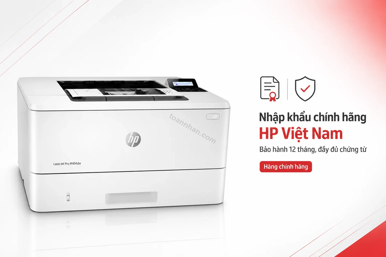Máy in HP LaserJet Pro M404dw Chính hãng cùng phiếu bảo hành HP Việt Nam