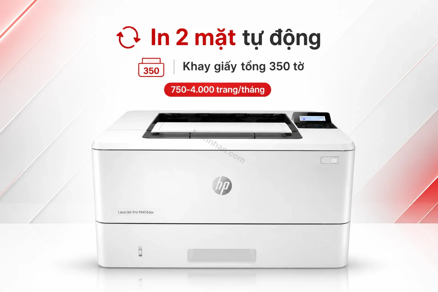 Khay giấy in 2 mặt tự động của máy in HP LaserJet Pro M404dw Chính hãng