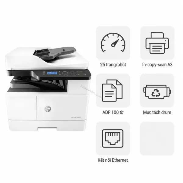 Máy in laser đen trắng đa năng HP LaserJet MFP M42625dn khổ A3