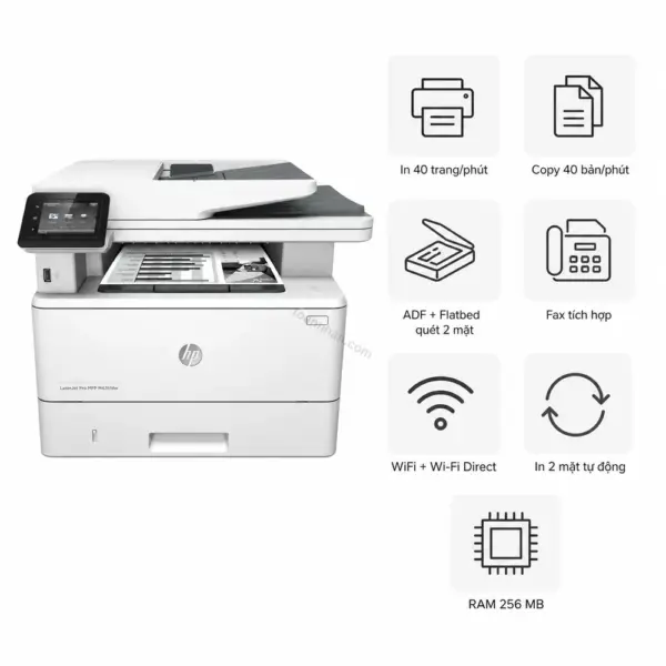 Máy in laser đen trắng đa năng HP LaserJet Pro MFP M426fdw
