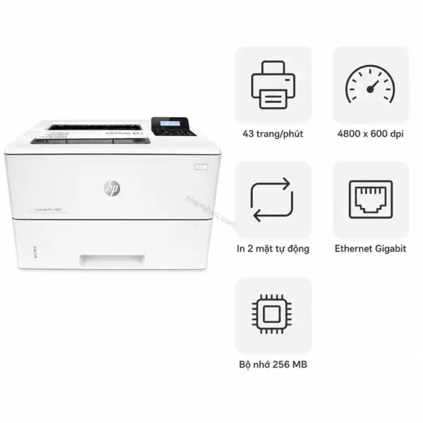 Máy in laser đen trắng HP LaserJet Pro M501dn