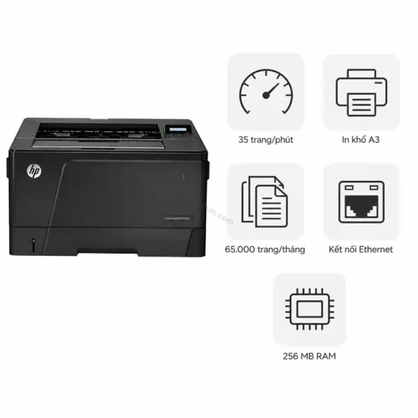 Máy in laser đen trắng HP LaserJet Pro M706N khổ A3 – Chính hãng