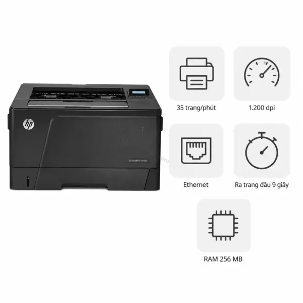 Máy in laser đen trắng HP LaserJet Pro M706N khổ A3