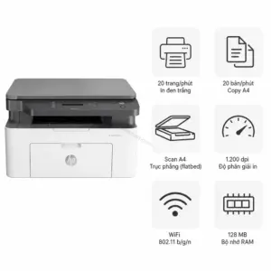 Máy in laser đen trắng đa năng HP LaserJet MFP 135w