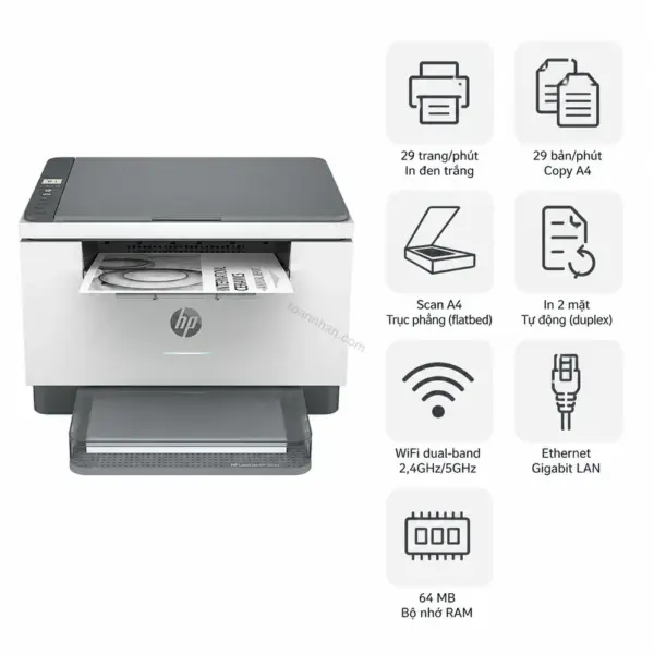Máy in laser đen trắng đa năng HP LaserJet MFP M236dw