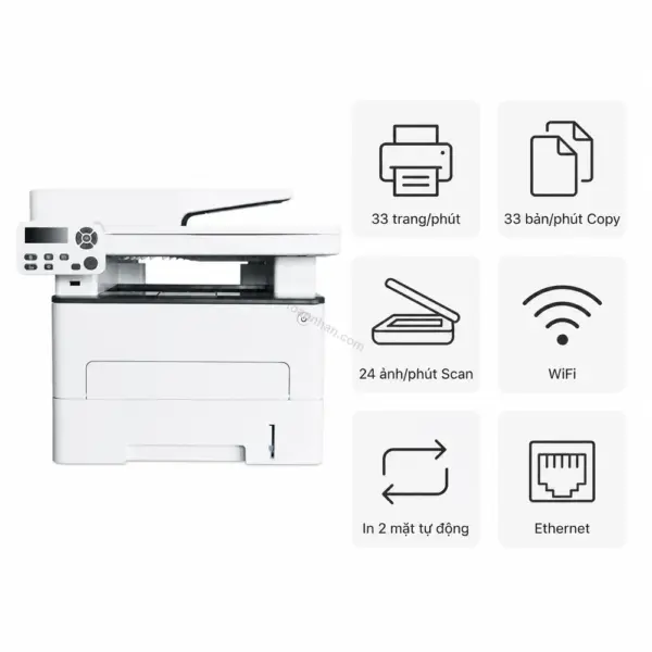 Máy in laser đen trắng đa chức năng Pantum M7100DW